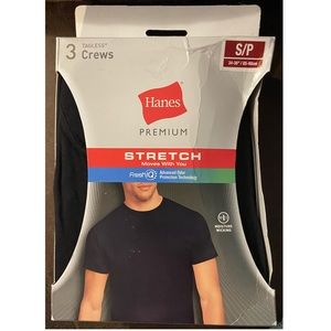 Stretch Tagless Crew Shirts 